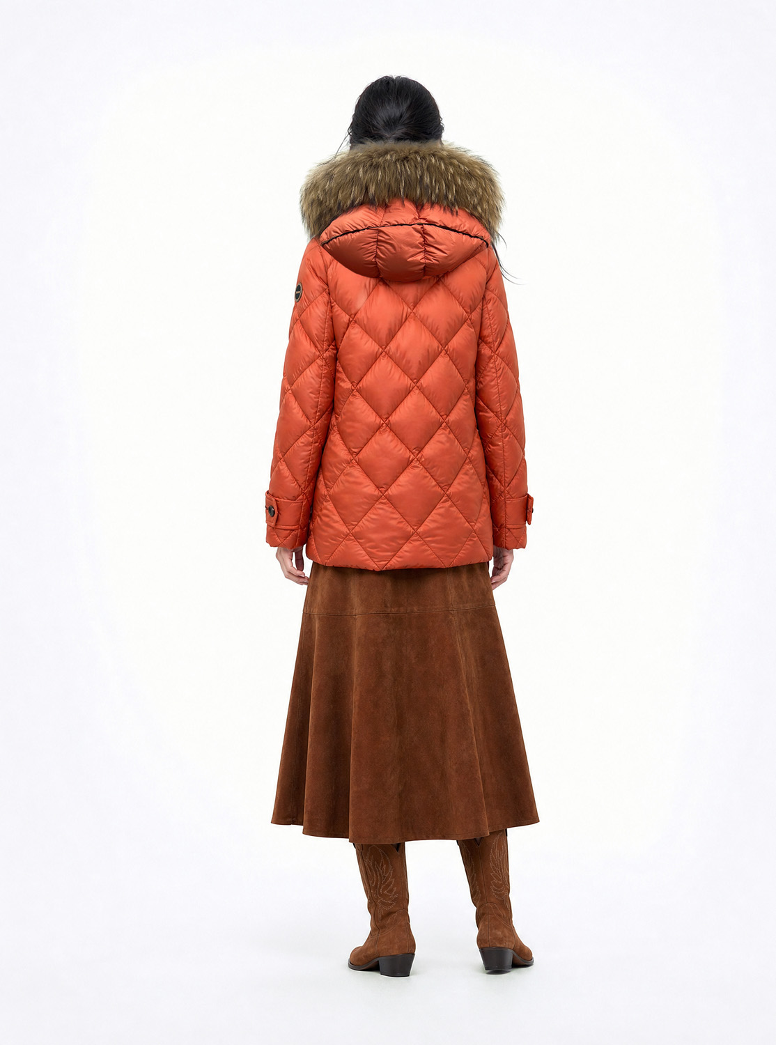 acolchado-capucha-pelo-mujer-mimi-naranja-donjaz-3